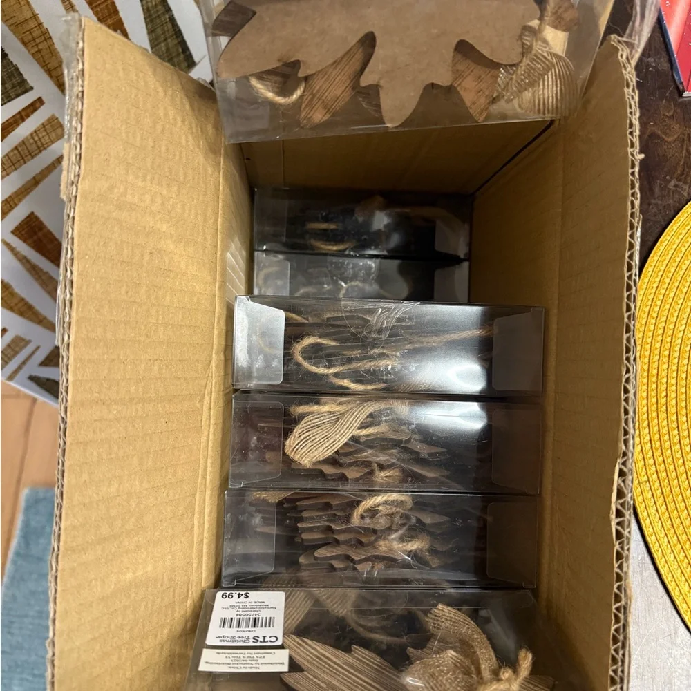 (NWT) Wooden Garland 43” (set of 2)